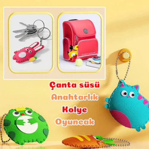 Erkeklere Özel 6'lı Hayvan Figürlü Dikiş Seti