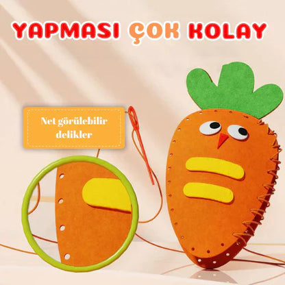 Erkeklere Özel 6'lı Hayvan Figürlü Dikiş Seti