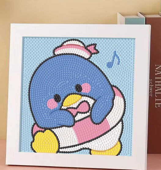 5D Elmas Sanatı El Yapımı Çerçeveli Tablo 18x18