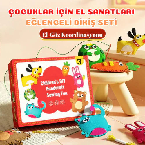 Erkeklere Özel 6'lı Hayvan Figürlü Dikiş Seti