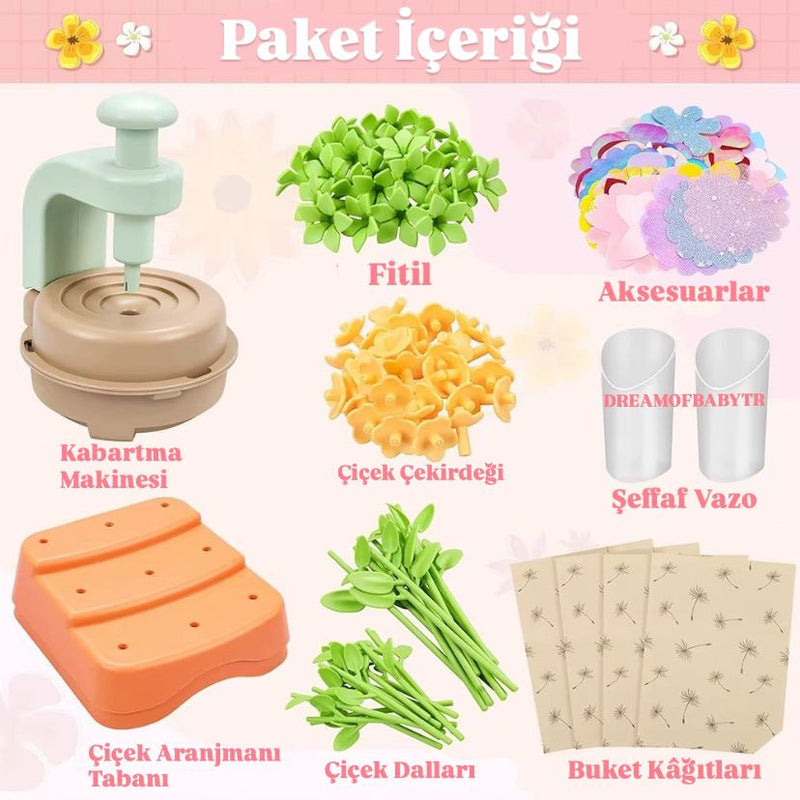 Çiçek Buketi El Sanatları Seti