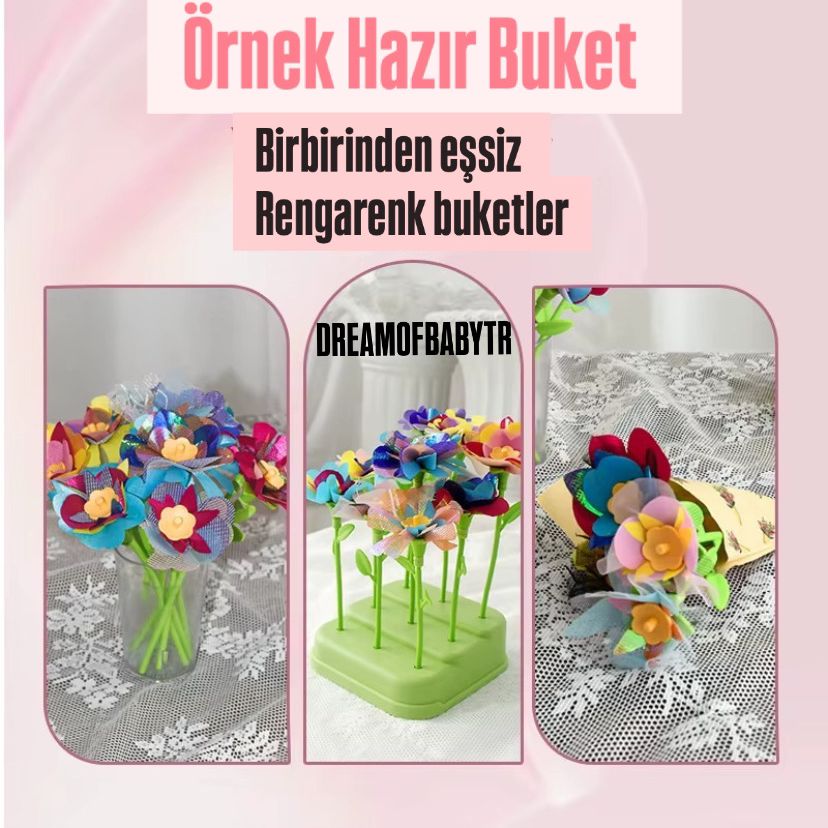 Çiçek Buketi El Sanatları Seti