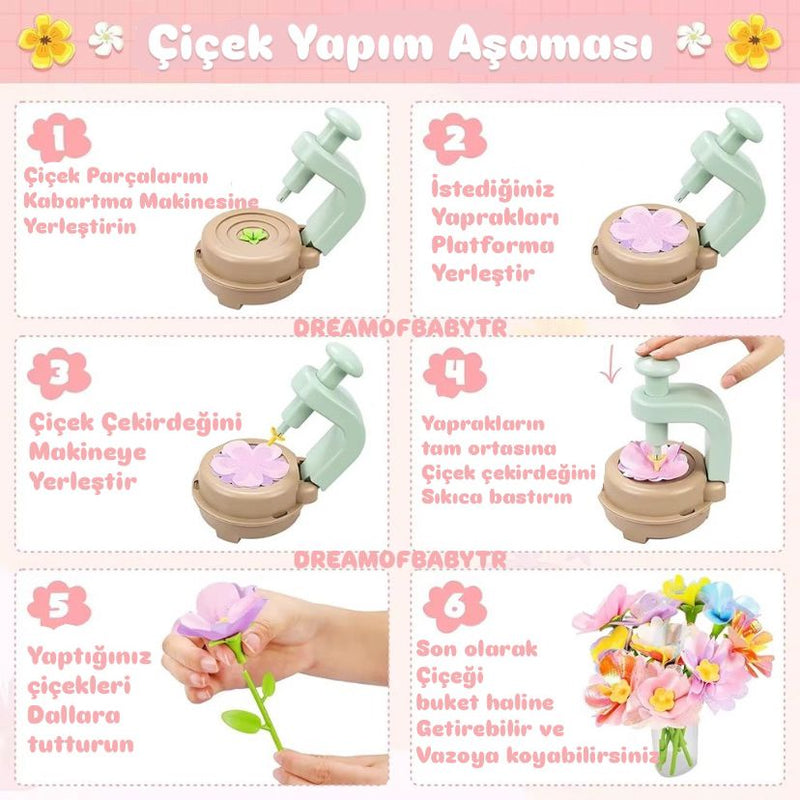 Çiçek Buketi El Sanatları Seti