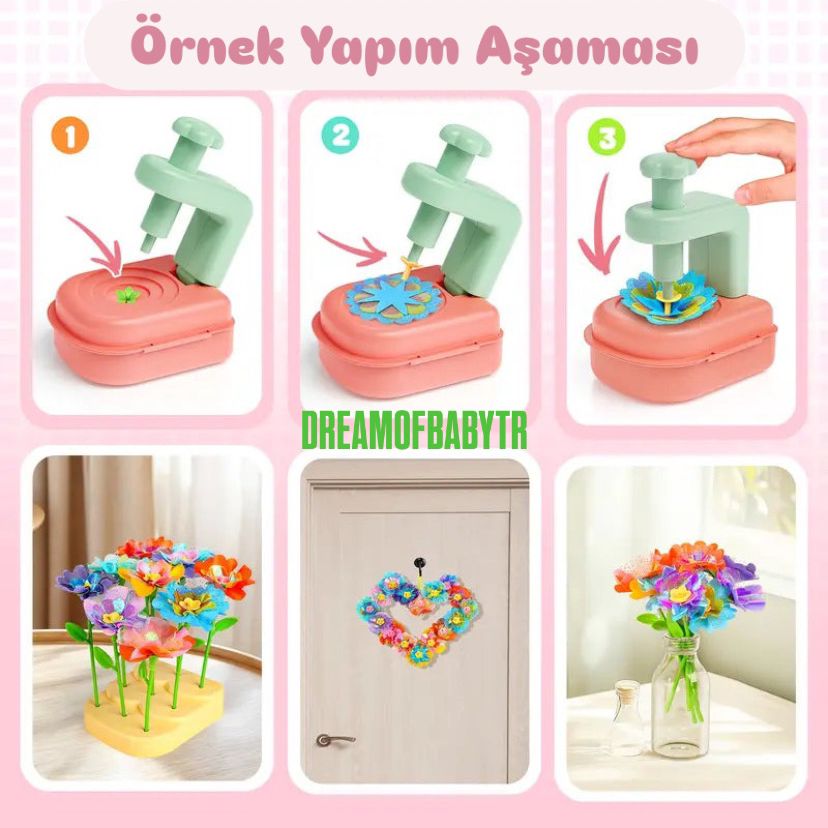 Çiçek Buketi El Sanatları Seti