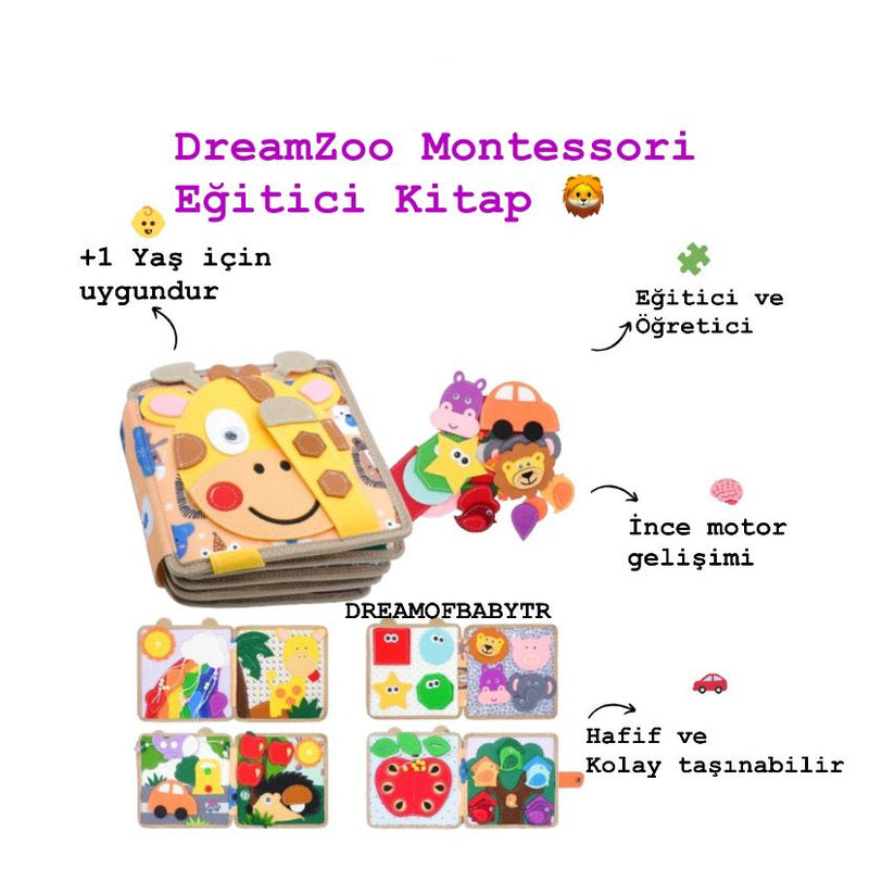 DreamZoo Montessori Eğitici Kitap